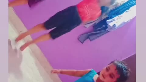 Cute baby dance