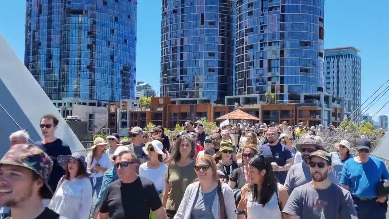 Perth Australia Marches Against J4b Mandates