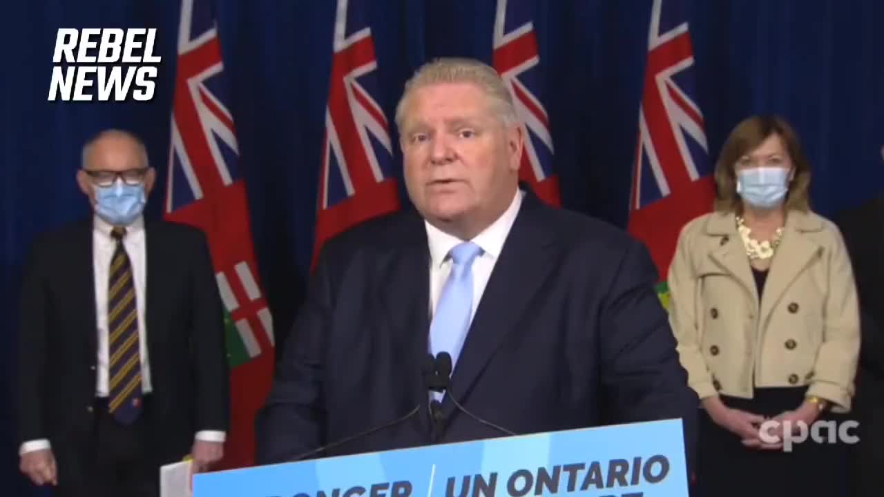 ⚡Breaking:Doug Ford announces more crackdown for those continuing to protest against vaccine mandate