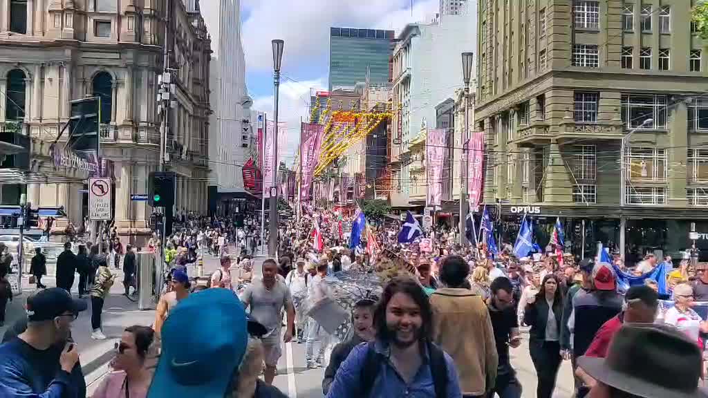 Protest in Melbourne 04-12-2021_Part 3