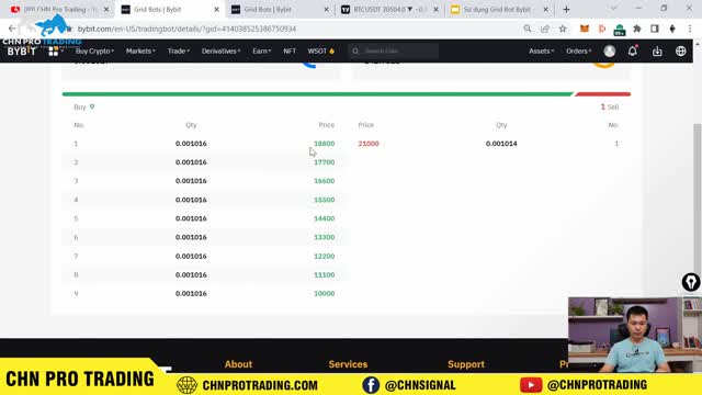 28 - Đầu Tư Bitcoin Kết quả chạy Grid Bot sàn Bybit sau 6 ngày 6 đêm CHN PRO TRADING