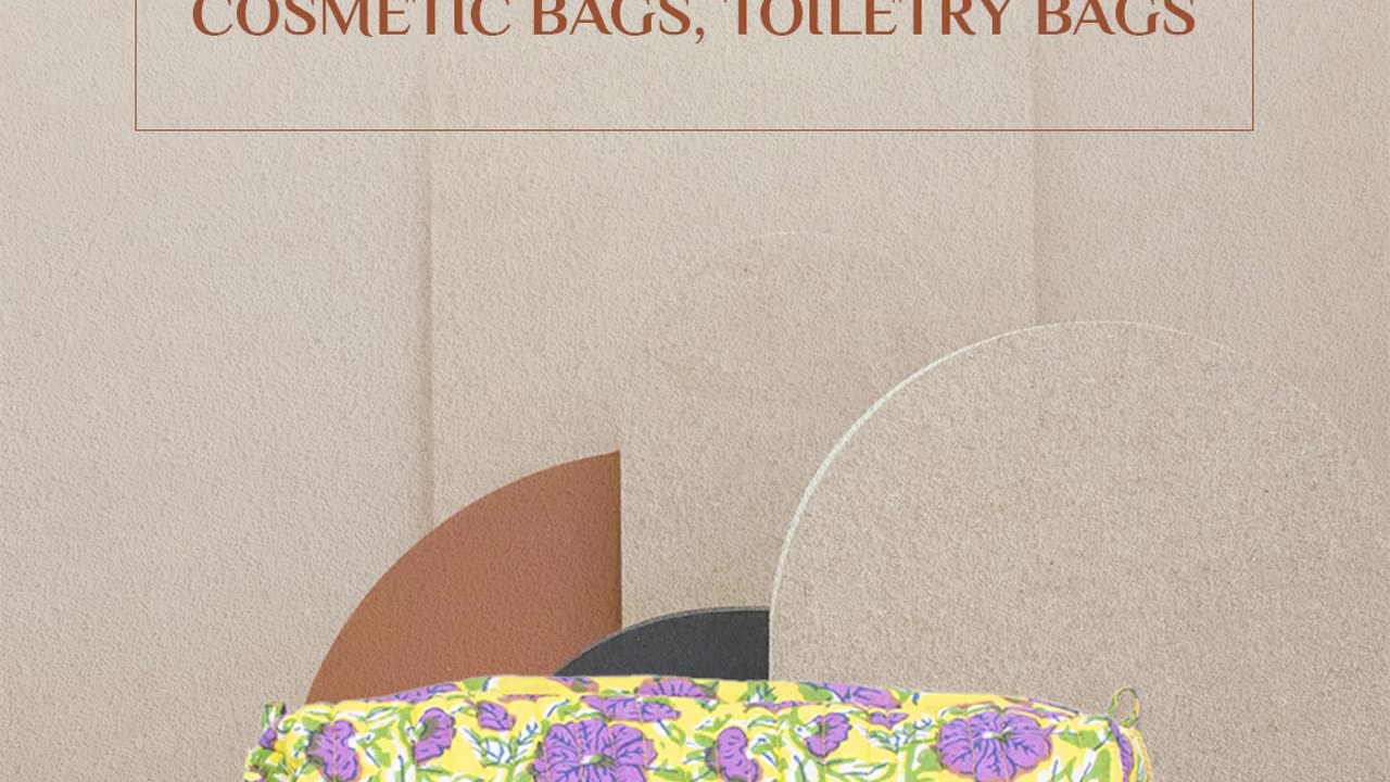 Shop Indian Hand Block Print Toiletry Bag Online At Wholesale Price