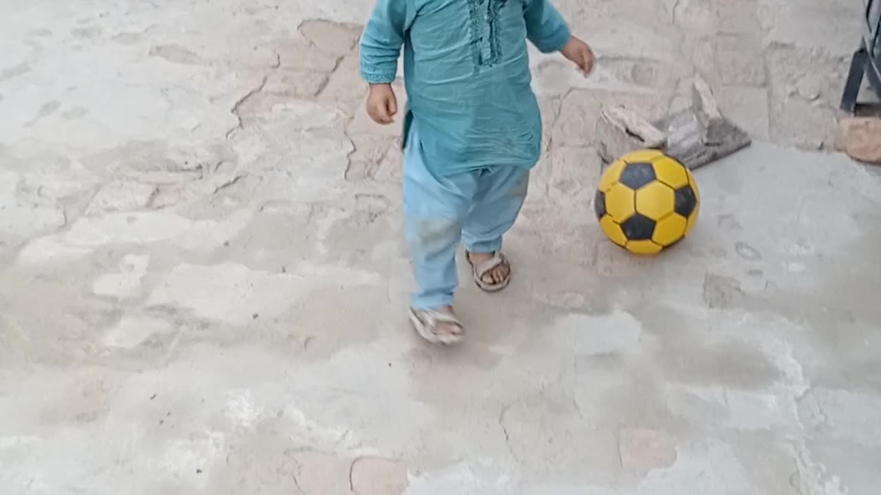 Kids playing in rain