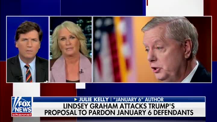 RINO Lindsey Graham Gets Shredded Over Detention Of January 6 Protesters On Tucker Carlson