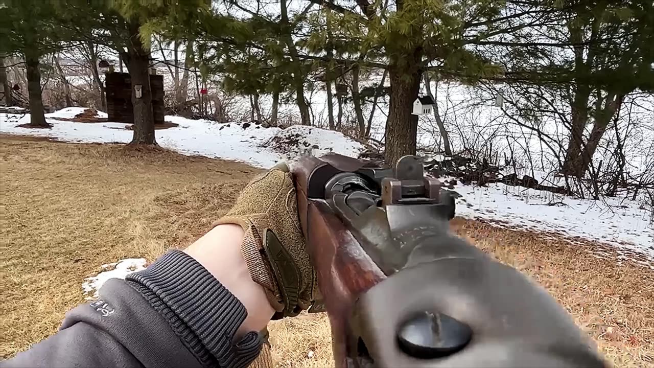 M1A1 Carbine POV firing Asmr (4K)