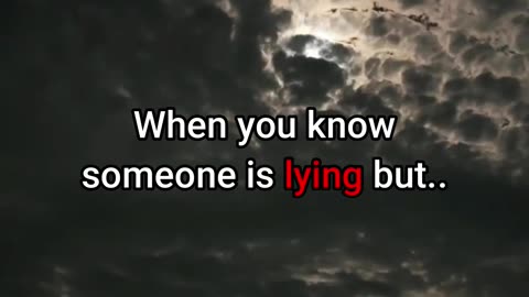 When you know someone is lying but... #shorts