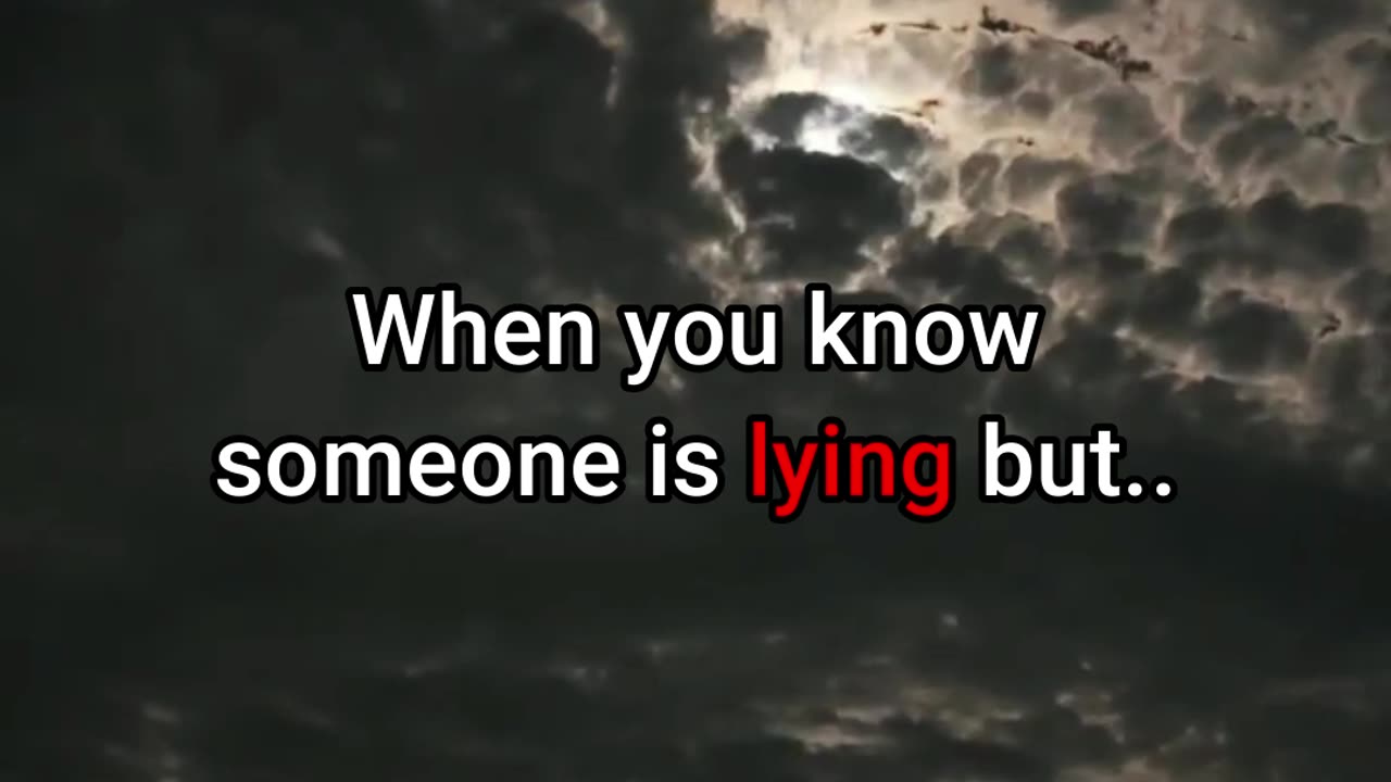 When you know someone is lying but... #shorts