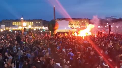 JUST IN: Protests in France are intensifying — Millions have taken to the streets..