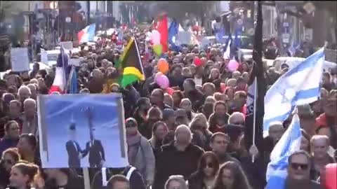 Frankfurt Germany this past weekend protesting for medical freedom!