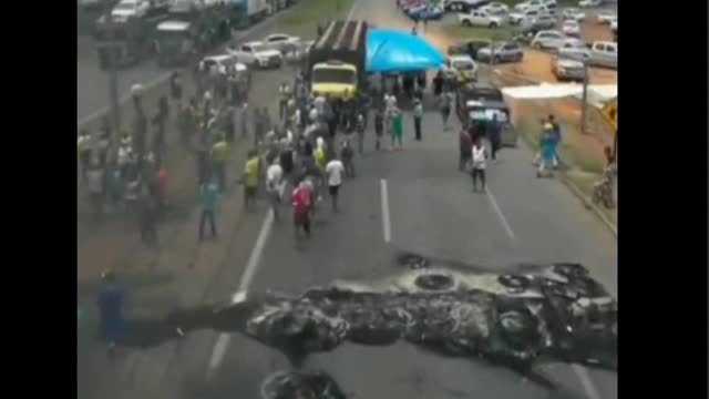 Truckers, farmers and patriots take Brazil.