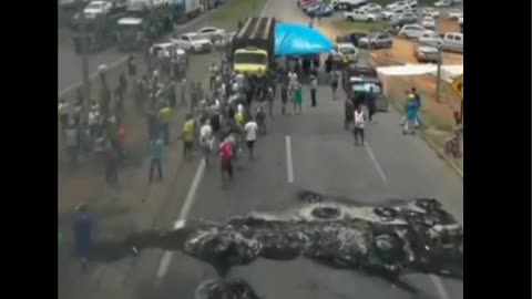 Truckers, farmers and patriots take Brazil.