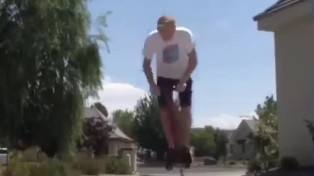 MUST SEE -This Guy A Serious L On A Pogo Stick😅