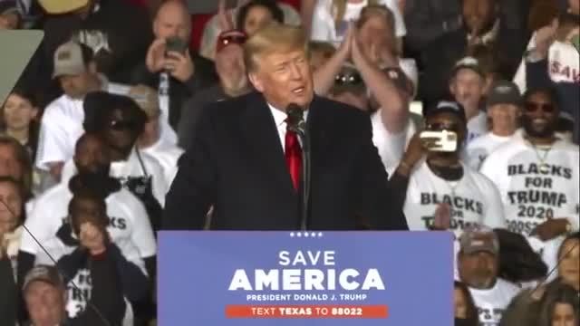 'Oil And Guns!': Crowd Cheers As Trump Includes Guns And Oil On The List Of American Values