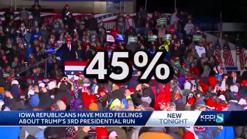 Iowa Republicans have mixed feelings about Trump’s 3rd presidential run