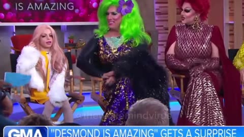 Drag kid on GMA