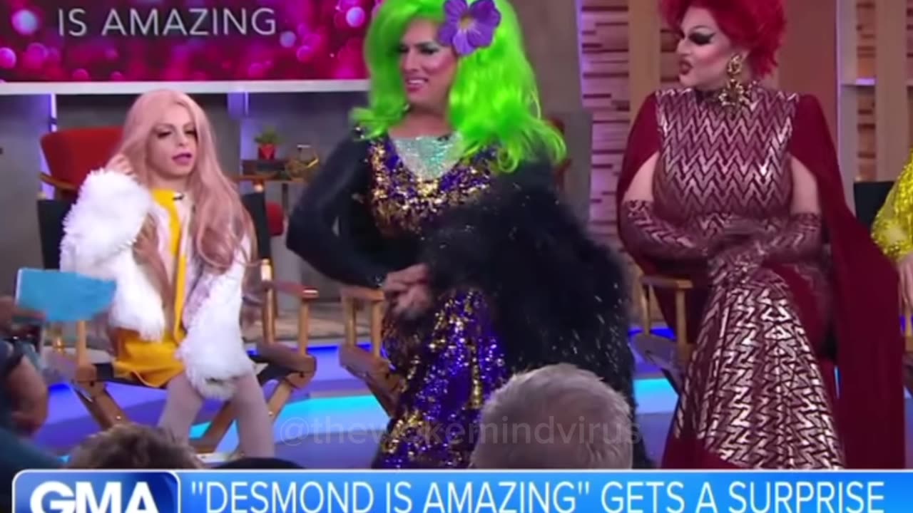 Drag kid on GMA