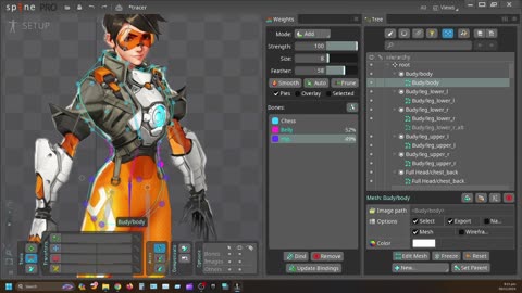 Spine 2d tutorial Full rigging process 05