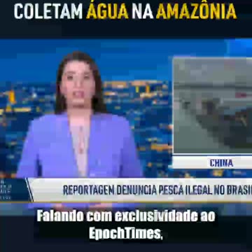 China roubando água