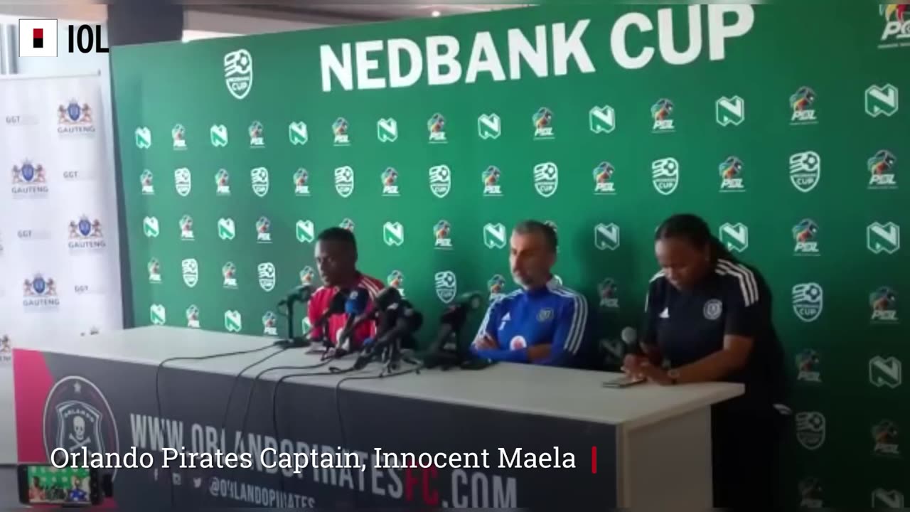 Watch: Orlando Pirates press conference ahead of the Nedbank Cup semi-final against Kaizer Chiefs