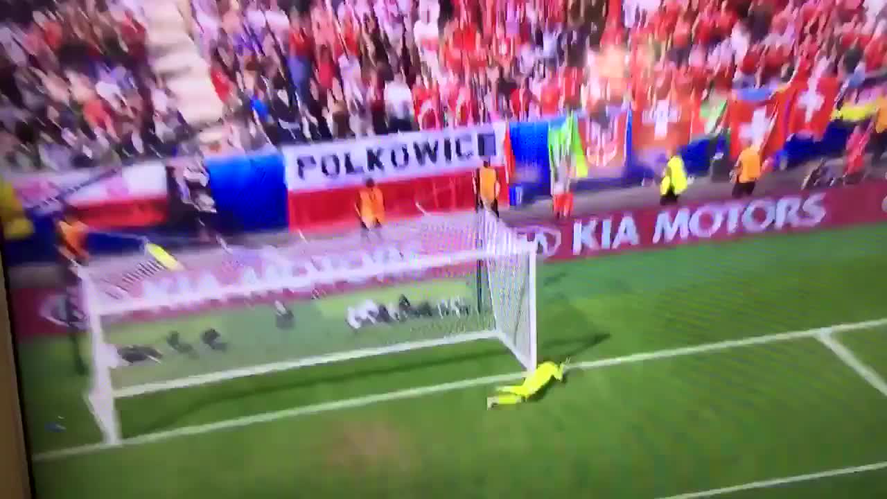 VIDEO: Shaqiri scores crazy goal vs Poland Goal of the Tournament!!