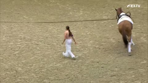Manon Moutinho is the new WORLD CHAMPION | ECCO FEI World Championships 2022