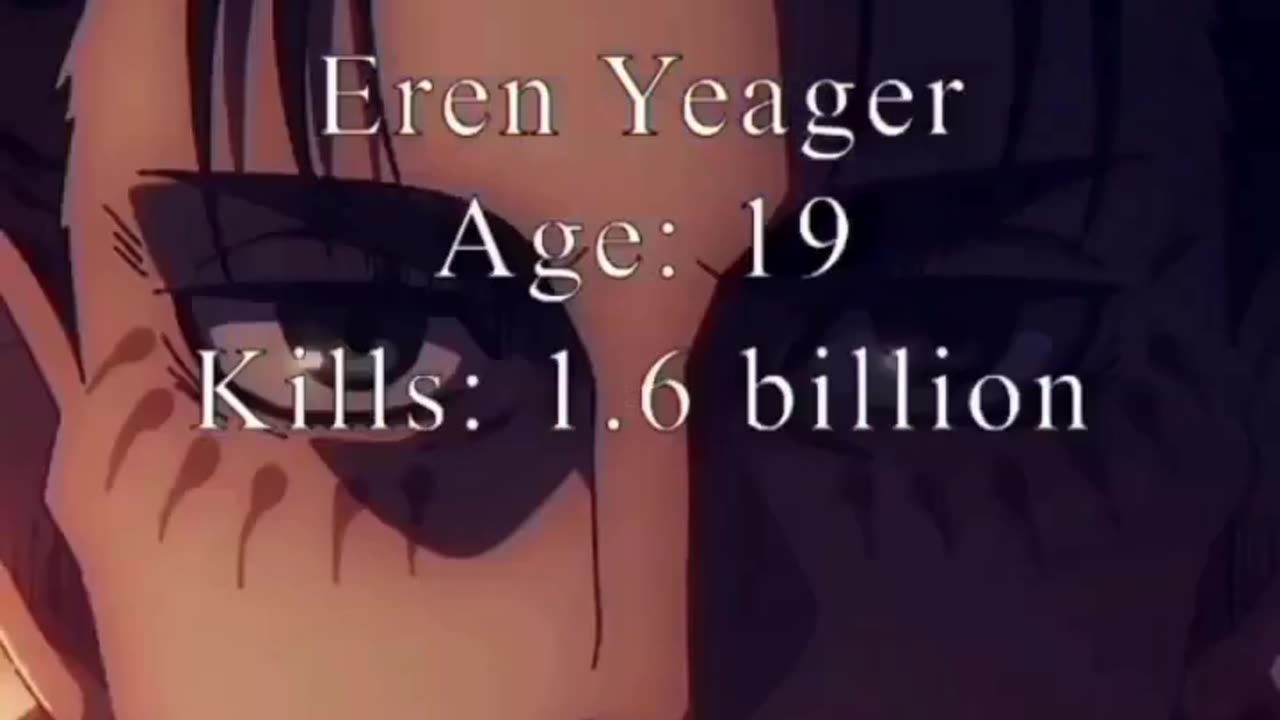 Eren Yeager Kills Count