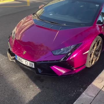Huracan Tecnica in exclusive viola color #car #cars #supercar #supercars #lamborghini #golf #tecnica