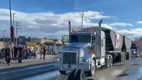 In Canada, 50,000 truck drivers have joined the protest