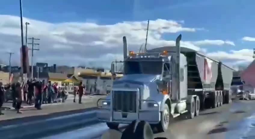 In Canada, 50,000 truck drivers have joined the protest