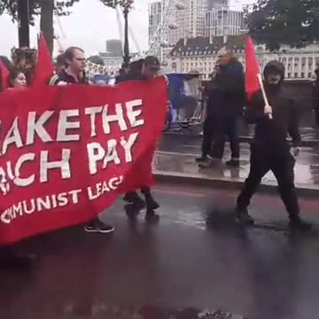 The commies are out in London.