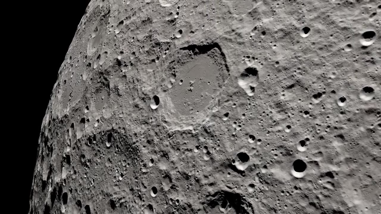Apollo 13 views of the Moon in 4k latest video of nasa