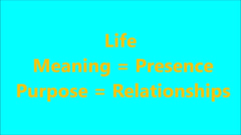 Life (Meaning & Purpose) - RGW with Music