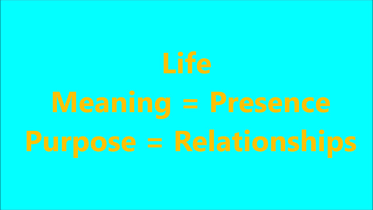 Life (Meaning & Purpose) - RGW with Music