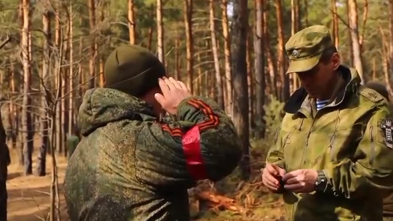 First Deputy Commander of the Airborne Troops, presents state awards