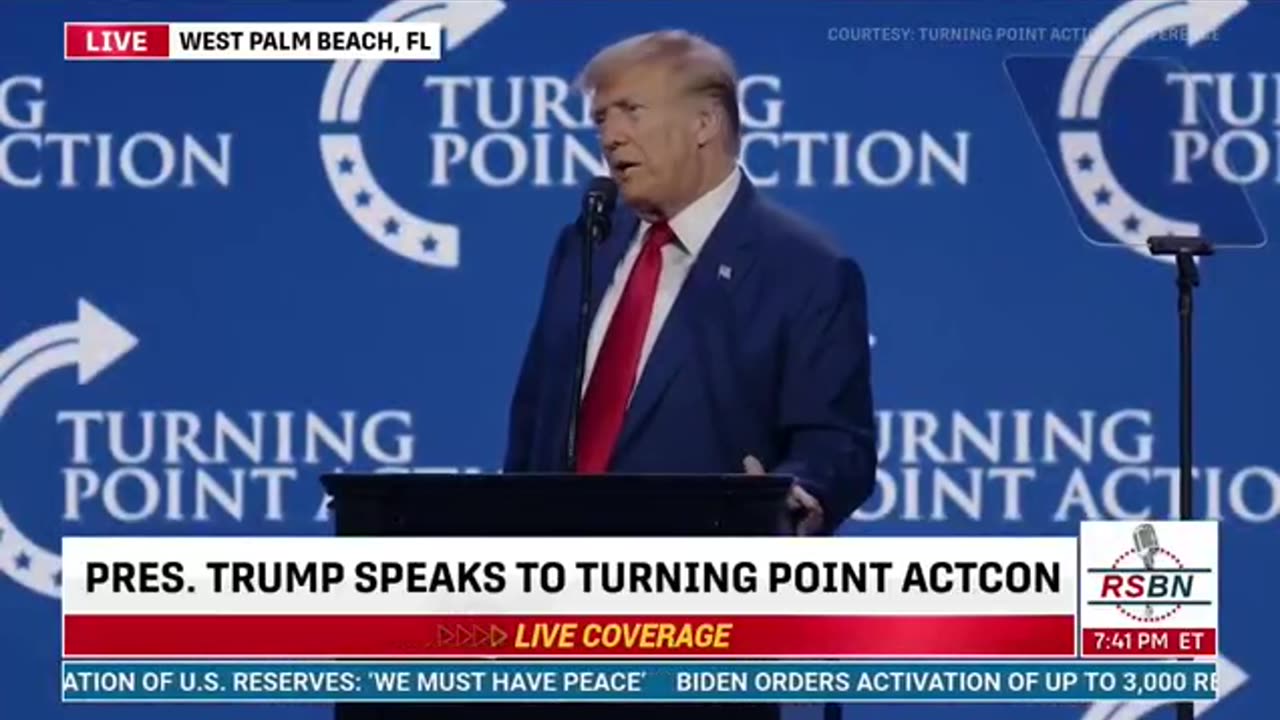 Trump at Turning Point Action Conference: ‘2024 is our FINAL battle!‘