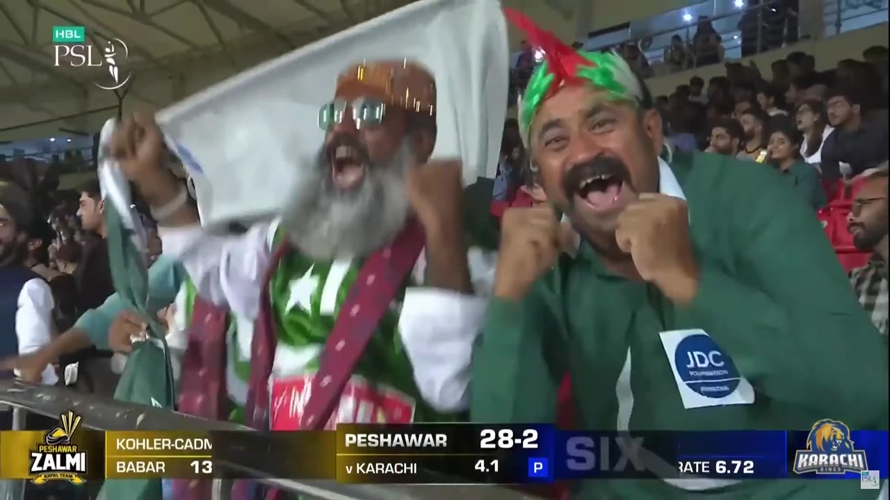 23 runs in over ! 6_6_6_4 Karachi king vs peshawer