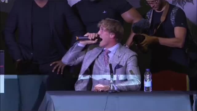 Logan Paul" Walked Off Stage During Fight Press