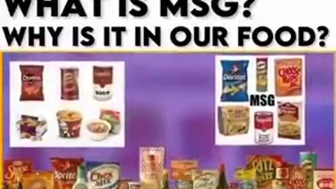 WHAT IS MSG? WHY IS IT IN OUR FOOD?