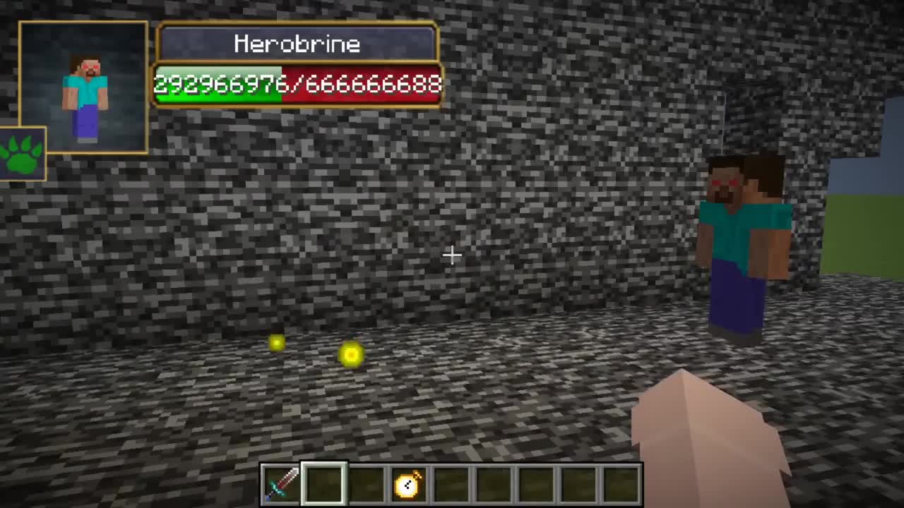 Herobrine vs Null all Сreepypasta mobs in minecraft part 88