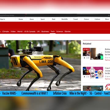 COVID AI Robot Dog Enforces Social Distancing in Singapore Park _ Coronavirus Trials