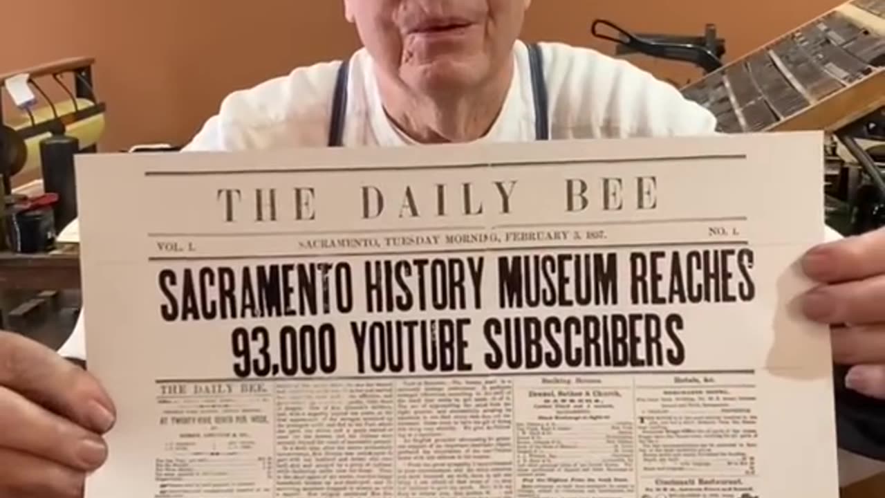 Howard letterpress prints a very impressive headline