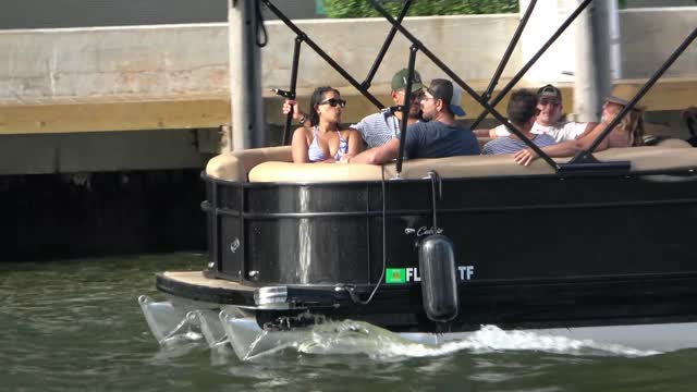 What a day on Miami River, Boats full of Sun Seekers dont care about mess around the world !!!!