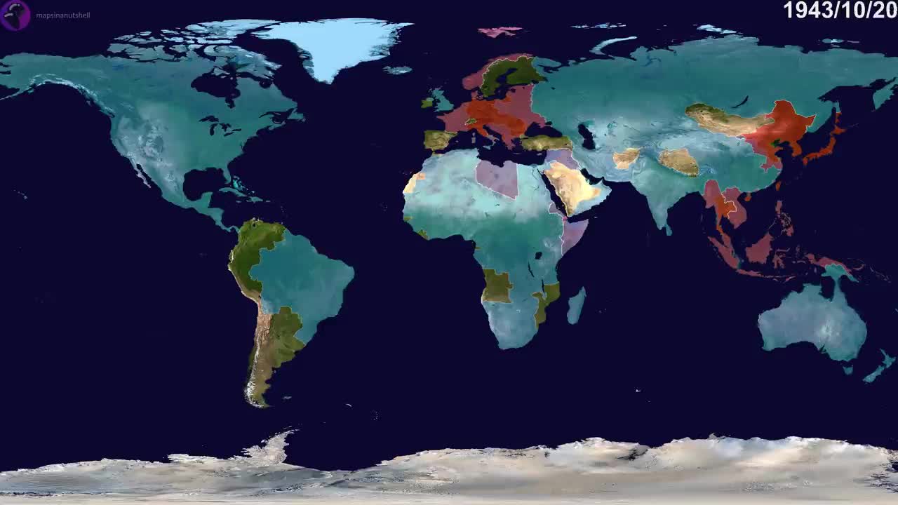 World War II Every Theatre in 3 minutes