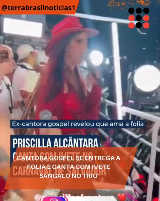 Cantora gospel se entrega à folia e canta com Ivete Sangalo no trio
