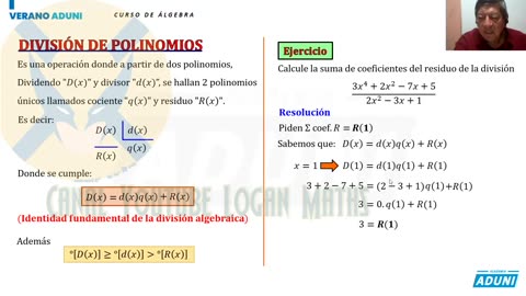 VERANO ADUNI 2022 | Semana 05 | Álgebra