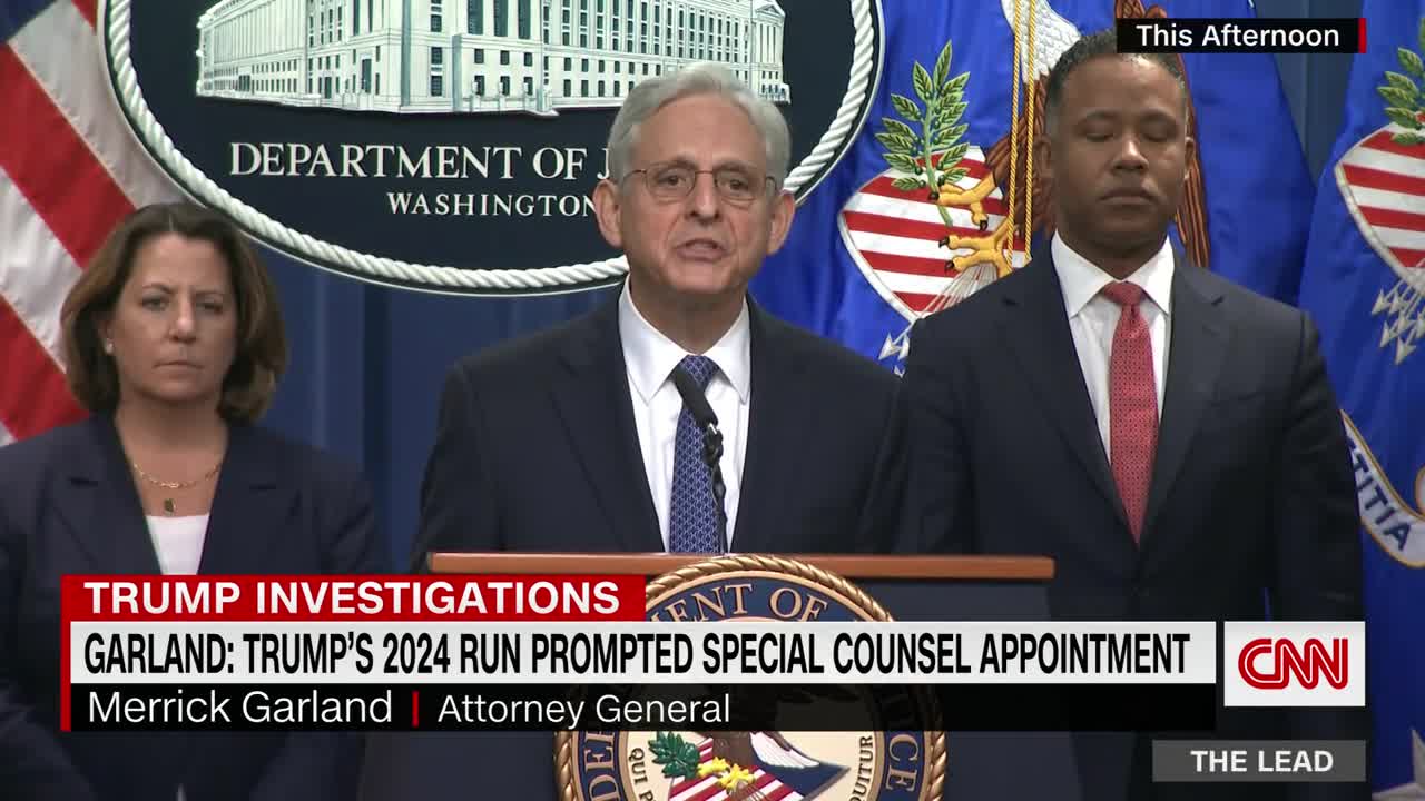 #CNN #News Trump reacts to Garland naming special counsel