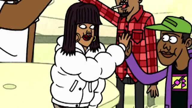 Is Pops in a rap battle with Tyler The Creator...or Rigby?