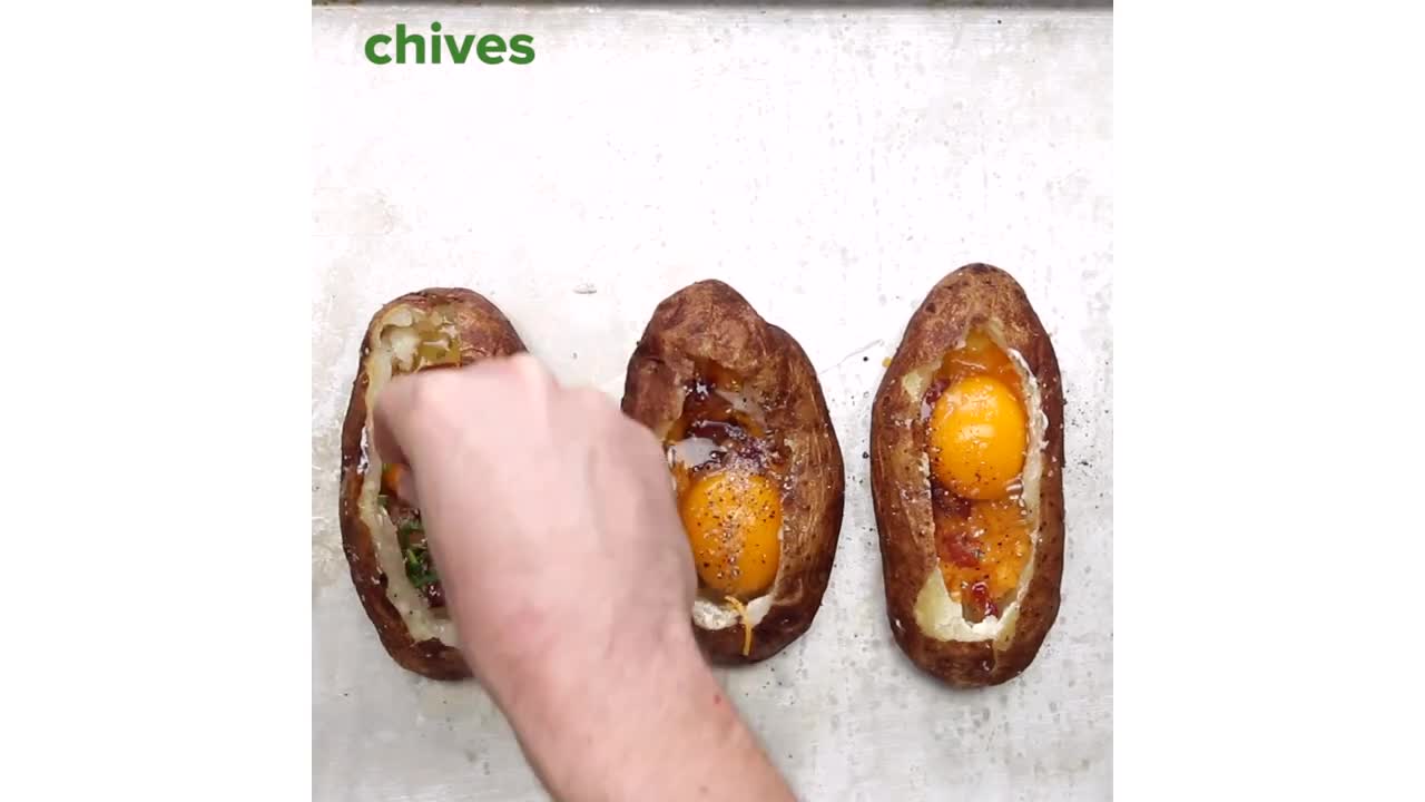 Loaded Baked Potatoes 4 Ways