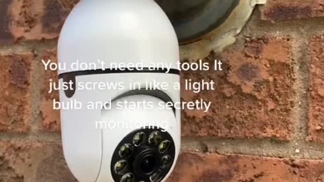 Security Light Lamp Camera