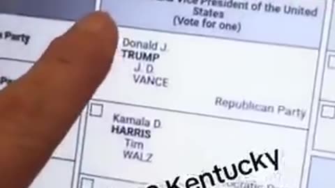 Kentucky Voting Machines Malfunction, Switching Votes From Trump to Kamala